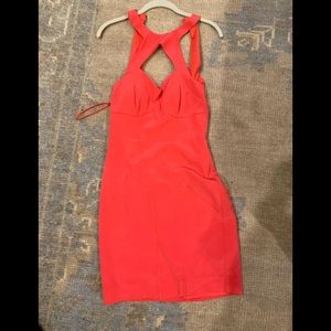 Nicole Miller Hot Pink bodice top dress